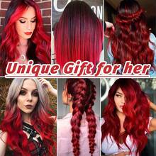 16 extensiones de cabello con clip, mechones de cabello morados para fiestas, extensiones de cabello suaves y largas, accesorios de cabelloíris para mujeres, niñas y niños, 55 - Putrefacción - Ver 2