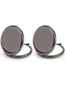 1pc/2pcs Portable Double-Sided Metal Folding Mirror, High Definition Makeup Handheld Compact Mirror,Makeup,Cheap,Room Decor,Vanity,Travel,Bedroom,Makeup Accessories,Mirror,Vanity Mirror,Mini Mirror,Compact Mirror,Mirror Small,Hand Mirror,Cheap,Stocking Stuffers,Makeup,Makeup Tools,Cheap Stuff,Gifts,Gifts For Women,Christmas Gifts,Giveaways,Travel,Cheap Stuff,Travel Essential - Multicolor - View 25