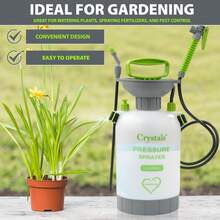 Crystals 5 L Garden Hand Pump Pressure Sprayer With Adjustable Nozzle – Portable & Plant Spray Bottle - Sprayer - View 5