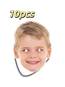 1/5/10/20pcs Customizable Face Mask With Rope & Elastic, Funny Personalized Big Head Mask, Suitable For Birthday, Wedding, Hen Party, Bride Party Decoration, Mask Props Gift For Friends & Family - Multicolor 2 - View 10