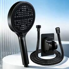 8 Spray Modes High Pressure Handheld Shower Head Set, Matte Black Detachable Shower Head, Equipped With 59 Inch Stainless Steel Hose And Adjustable Wall Mount Bracket, Anti-Clogging Nozzles, Suitable For Bathroom, RV And Pet Bathing - Shower Head - View 8