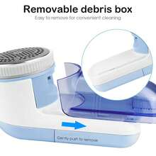 Electric Fabric Shaver, Bobble Remover Fuzz Lint Remover For Clothes,Efficiently And Quickly Remove Lint Balls,Bedding,Furniture, Carpet, Sofa Hair Ball Trimmer Without 2*AA Battery)Peach Fuzz Remover Clothes Lint Remover Machine Debobbler - Multicolor - View 6
