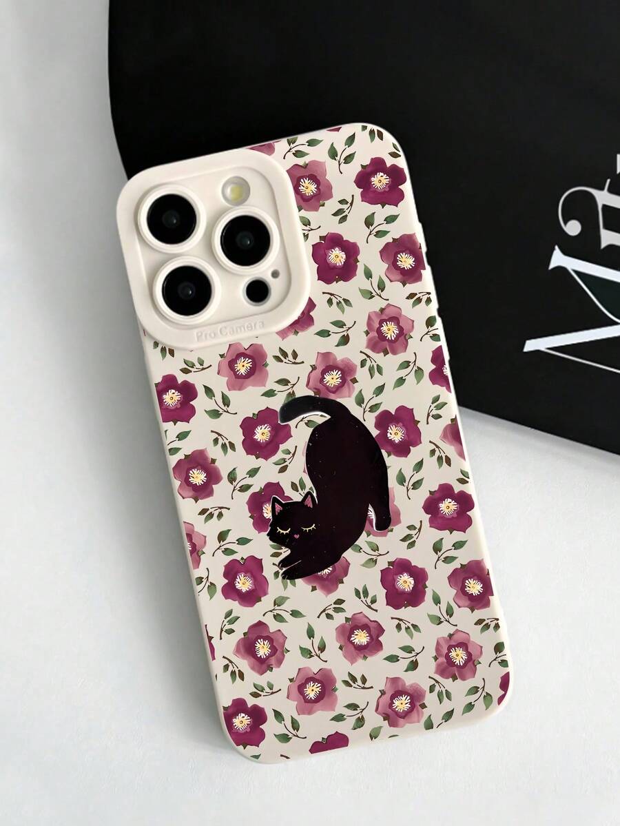 1pc Fashion Personalized Car Detail Graphic Milky White Pupil Eyes Phone Case Compatible With IPhone 16/16Pro/16Plus/15/15ProMax/15Pro/11/12/13/14ProMax/12Mini/13Mini/11Pro/11ProMax/12Pro/12ProMax/13Pro/13ProMax/14Pro/14ProMax Soft Shell, Creative And Elegant - Multicolor - View 1