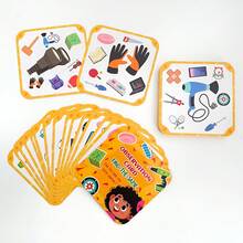 55 Cards Pattern Matching Cards Memory Game For Kids, Visual Perception & Focus Training, Interactive Learning Supplies For Teachers And Students, Home School Classroom Resources Educational Toys - View 4