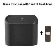 1pc Car Trash Can With Flip Lid, Includes 60pcs Garbage Bags, Suitable For Collecting Trash Inside Cars, Fit For Most Sedans, SUVs And Trucks, Essential Portable Car Organizer Accessory For Daily Driving And Commuting - Multicolor - View 17