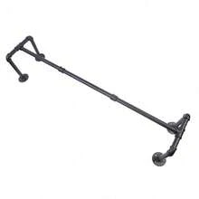 Industrial Style Heavy Duty Wall Mount Free Standing Clothes Rack Display Stand - 1 - View 6