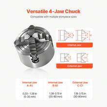 Utensile per tornitura - 3 Zoll 4 Spannbacken - Visualizzare 4