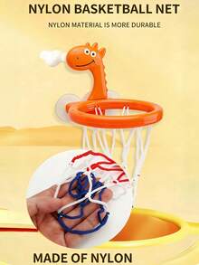Bathroom Toys - Bathtub Basketball Hoop For Kids & Toddlers, Bathroom Toys Shower Toys, Suction Cup Basketball Hoop With 3 Soft Balls Set For Boys & Girls, Birthday Gift, Interactive Bathroom Toys For Children, Infant Bathroom Toys, Toddler Bathroom Toys, Basketball Hoop Baby Toys, Baby Supplies, Baby Girl Toys, Bathroom Toys, Swimming Pool Toys - Orange - View 8