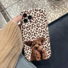 豹纹、熊纹、奶油漩涡波浪边加厚防震手机壳，兼容 17/17 Pro、15 Pro Max、16/16 Pro/16 Pro Max、16 Plus、15 XR、7/8、15 Pro Max、12 Pro Max、13 Pro Max、14 Pro Max、13、14、11、12、14。 - 彩色 - 查看 3