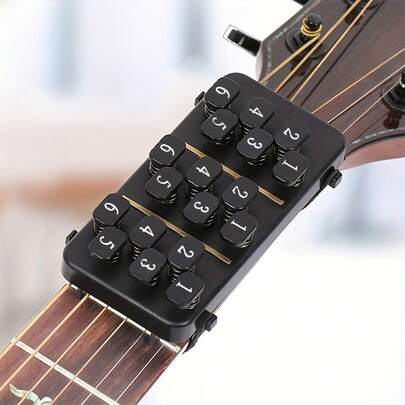 Training Aid Tool, Guitar Chord Learning Aid, 18-Button One-Touch Guitar Chords, Suitable For Beginner Guitarists