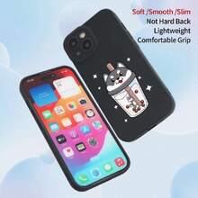 Funda de Silicona líquida para Samsung Galaxy A17 5G/4G, Ultrafina, Elegante, Flores y Bonito patrón de Dibujos Animados, Funda para teléfono móvil, Suave TPU Bumper Resistente a los Golpes,41812729 - Verde Oscuro - Ver 6