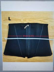 1 pieza Corsé ajustado tipo bustier para cintura - Negro - Ver 6