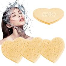 Compressed Facial Sponges 100% Natural Cosmetic Spa Sponges For Makeup Remover For Daily Facial Cleansing And Exfoliating - Watermelon Pink - View 50