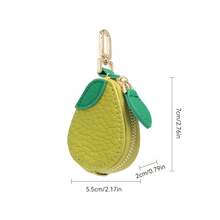 Dompet Koin Gantungan Kunci Berbentuk Buah - Tas Penyimpanan AirTag Mini dan Organizer Perhiasan - Hadiah Luar Biasa untuk Wanita. Organizer Perhiasan yang Dapat Digantung di Tas untuk Akses Mudah, dengan Desain Tas di Dalam Tas, Dompet Penyimpanan Koin Lucu, Seri Buah Mini - MultiWarna - View 6