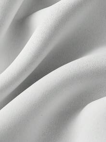 遮光窗簾，隔熱保溫，不透明窗簾附孔眼，遮光，抗紫外線，臥室家居客廳室內裝飾 - 白色 - 查看 2