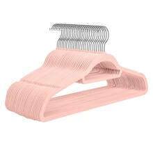 20/50 Pack Luxury Velvet Felt Non Slip Clothes Hangers - Ultra Slim & Space Saving - Heavy Duty Swivel Hook For Clothing, Suit, Top, Tie, Shirt, Skirt & Pant Organization - 查看 9
