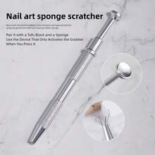 Baoshiman Rubber Sponge Clamp, Professional Manicure Tool, Stainless Steel Clip For Nail Salon, Suitable For Nail Decoration, Valentine's Day, New Year, Nail Salon, Home DIY - Multicolor - View 10