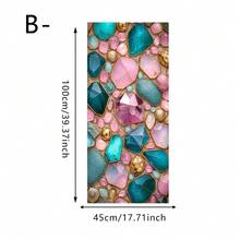 1/4 piezas Película de vidrio de colores, adhesivo opaco autoadhesivo y removible para privacidad, adecuado para el hogar, cocina, baño, sala de estar, dormitorio y puertas - Adhesivo de película de color para vidrio - Ver 10