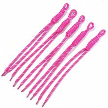 5 piezas/paquete Cuerda de nailon tejida a mano, cuerda de montañismo de 24-28 cm para hacer nudos, llaveros, teléfonos, bolsas, muñecas, decoración colgante DIY y accesorios - Cuerda de nailon - Ver 21