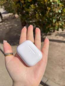 Tai nghe không dây, Tai nghe nhét tai không dây, Tai nghe, Tai nghe nhét tai, Tai nghe Bluetooth không dây, Khử tiếng ồn âm thanh nổi, Bluetooth 5.0, Âm nhạc độ nét cao, Thời lượng pin cực dài - trắng - Xem 3
