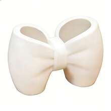 1pc Bow-Tie Makeup Brush Holder | Plastic Material, Freestanding Design, Ideal For Bedroom Or Bathroom Decor - Multicolor - View 11