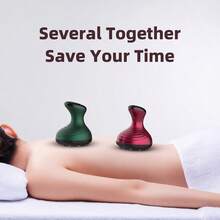 1200mAh Rechargeable Home Scraping Massage Device With Heating Function, Smart Electric Scraping Massager To Relieve Body Fatigue, Perfect Gift For Adult Fitness And Body Care - Multicolor - View 12