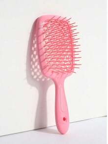 1pcs Hollow Comb Hollow Wide Tooth Comb Women Girls Scalp Massage Comb Hair Brush For Wet Or Dry Hair Detangling Hair Brush, Hollow Hair Comb For Scalp Massage And Hair Care Easy To Grip - Suitable For Men And Women, Back To School, Travel Holiday Essentials, Brushes, Edge Brush Hair Comb Hair, Detangling Brush, Comb, Slick Back Brush, Hairbrush, Hair Brush, Barber, Hairdressing Equipment, Hairdressing, Hair Brush, Brush Hair Brush Set, Comb Hair, Comb For Curls, Detangling Brush, Hair Brush For Women, Barbershop, Hairdressing Equipment - 米白色+粉紅色 - 查看 12