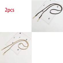 2pcs Wallet Chain Strap, 47 Inch (Approx. 119.4 Cm) Wallet Strap Replacement, DIY Wallet Chain Accessory, Metal Buckle For Crossbody Bag And Handbag - Multicolor - View 11