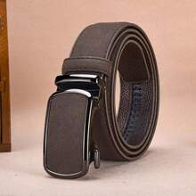 4.0 Leather Coated Automatic Belt, Suitable For Men And Formal Occasions, An Excellent Gift For Professionals - Dusty Blue - View 3