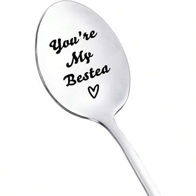 Bestie Friend Spoons Gifts Women Girls Friendship Gifts Besties Friends You're My Bestea Spoon BFF Birthday Bestfriend Bestie Engraved Coffee Tea Spoon