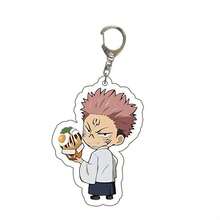 Jujutsu Kaisen 1个五条悟、悠仁、宿傩、夏油、七海、惠、峠呼世子亚克力动漫人物钥匙扣、钥匙圈、卡通饰品、手机挂件、汽车钥匙链、背包挂件、包包装饰、万圣节礼物、汽车配件 - 查看 12