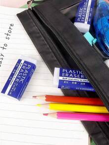 10/4/2pcs Eraser Set, 2B Pencils For Clean Writing Without Leaving Marks, Creative Student Stationery Supplies, Back To School Season - Sets - View 7