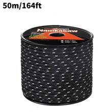 Tali Paracord 7 Untai 4mm Sepanjang 164 kaki/50 meter untuk Luar Ruangan, Poliester Tahan Lama, Aksesori Tenda, Perlengkapan Penting untuk Luar Ruangan, Cocok untuk Tenda, Kepang DIY, Pilihan Berbagai Warna - MultiWarna - View 9