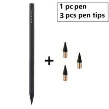 1 Bút chì + 3 Ngòi bút bi - Bút chì kim loại công nghệ mới, viết không giới hạn, bút vĩnh cửu, bút chì ma thuật, dùng để phác thảo, vẽ tranh, viết, đồ dùng văn phòng phẩm, đồ dùng học tập, văn phòng phẩm. - Bộ - Xem 14