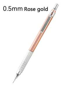 0.3/0.5/0.7/2.0mm Automatic Mechanical Pencil Set, 100pcs Refill Leads, Low Center Of Gravity, Retractable Tip, Metal Body, Back To School Essential - Black - View 13