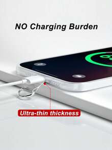 Phone Tether Tab & Lanyard Tab, 360° Swivel Clip - PVC Transparent Lanyard Patches Compatible 360° Rotatable Universal Phone Lanyard Clip For All Phone Cases T-Shaped Universal Phone Lanyard Tabs,Compatible With IPhone Case Smartphone Cases - Transparent - View 8