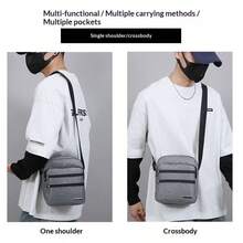 Túi đeo ngực nam cổ điển họa tiết hoa, túi đeo chéo thời trang và đa năng, túi đeo vai dung tích lớn, đa chức năng, nhẹ, có lỗ cắm tai nghe, túi đi làm hàng ngày, túi công sở, quà tặng, túi học sinh, túi cắm trại, túi đựng điện thoại. - Nhiều màu - Xem 5