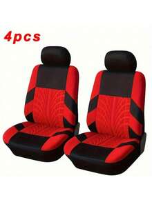 Universal Car Seat Covers - 2 Seater Set, Breathable Polyester, Split Design, Suitable For Cars, Trucks, Suvs - Hand Wash Or Dry Clean, Seasonal All Year, Filled With Foam, Made Of Polyester (PET) Fabric - Multicolor - View 17