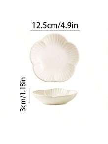 PETSIN 1 bát sứ cho thú cưng, bát đựng thức ăn cho mèo, bát đựng thức ăn cho chó, bát đựng thức ăn và nước uống cho thú cưng tối giản màu đen và trắng, bát nông cho mèo và chó, tay nghề thủ công tráng men an toàn - Nhiều màu - Xem 5
