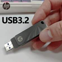 HP USB3.2 Pendrive 32GB Metal USB Flash Drive 64gb 128gb Portable Mini USB Disk 256gb USB Stick Untuk PC Desktop Laptop - View 10
