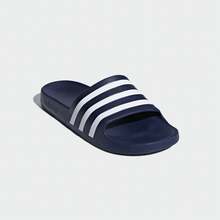 Adidas Adilette 's Slide Navy/White - Navy Blue - View 3