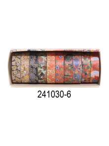 10入/盒 創意箔壓花紋和紙膠帶組 創意遮蔽膠帶 剪貼簿裝飾 日記裝飾 手工藝專案裝飾 拼貼裝飾 相簿裝飾 - 彩色 - 查看 20