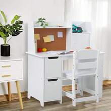 Kids Desks & Desk Sets - White - View 3