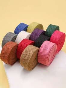 A 2.5 Cm Wide 72 Inches / 2 Yards Long Strap Suitable For School Bags Backpacks Handbags Canvas Belts Plain Weave Straps Yoga Textiles And Binding Straps. Cute Girly Stuff - Multicolor - View 1