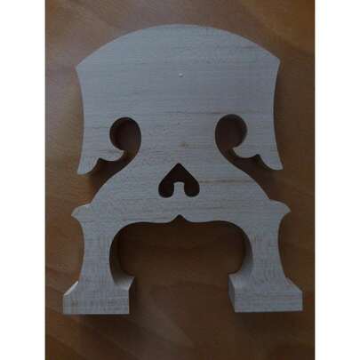 BAROQUE STYLE DOUBLE BASS BRIDGE, 3/4, RARE NEW MODEL, AGED MAPLE, UK SELLER!