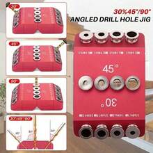 1X Portable Multi Angle Drill Guide Jig 30°45°90° 4 Sizes For DIY Candle Mold Wick Hole Drilling Craft Making Tool - Default - View 7