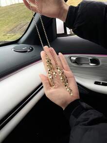Shiny Star Car Pendant, Creative Rearview Mirror Decoration - A - View 7