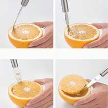 1 pieza Pelador de cítricos, Rallador de cítricos, Pelador de frutas, Utensilio para frutas - Multicolor - Ver 9