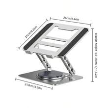 360° Rotatable Laptop Stand, Adjustable Desktop Laptop Riser, Foldable Portable Laptop Computer Stand Holder For MacBook And 10-17 Inch Laptops And Tablets - View 12