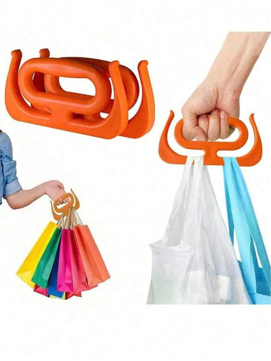 1 chiếc tay cầm đa năng tiện dụng - Tay cầm túi mua sắm, tay cầm túi đựng hàng tạp hóa, tay cầm túi nhựa, dụng cụ túi xách, tay cầm chống trầy xước để vận chuyển hàng tạp hóa, túi nhựa có tay cầm, mua sắm, du lịch, sử dụng trong nhà và nhà bếp | Dụng cụ sắp xếp di động tiện lợi - Nhiều màu - Xem 1